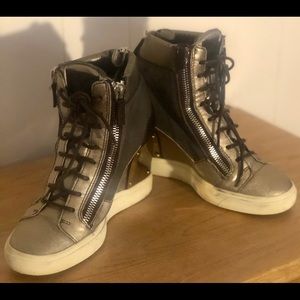 Giuseppe Zanotti Sz 41 US 10 Alba Metallic wedge